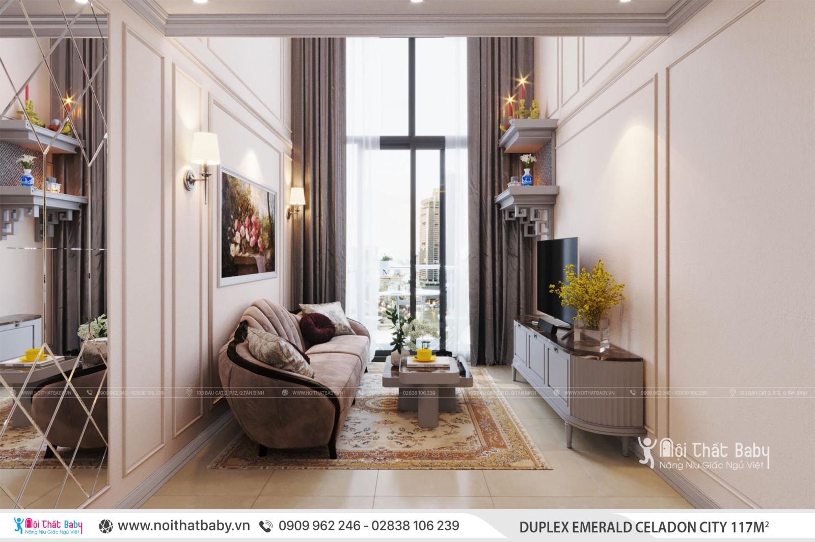 Tổng hợp các mẫu thiết kế nội thất Chung cư Emerald Celadon City